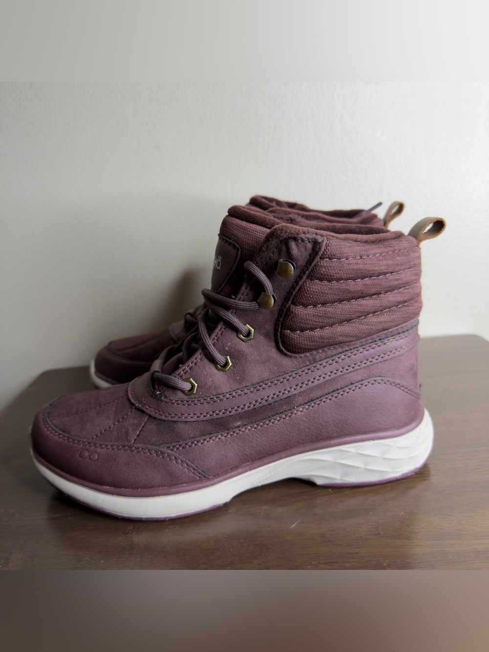 Ryka Leanna Water Resistant Lace Up Snow Boots Sz 7.5 Womens